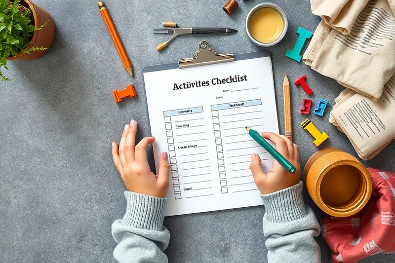 toddler activities schedules checklist â Toddler Activities Schedules Checklist (the finished result)