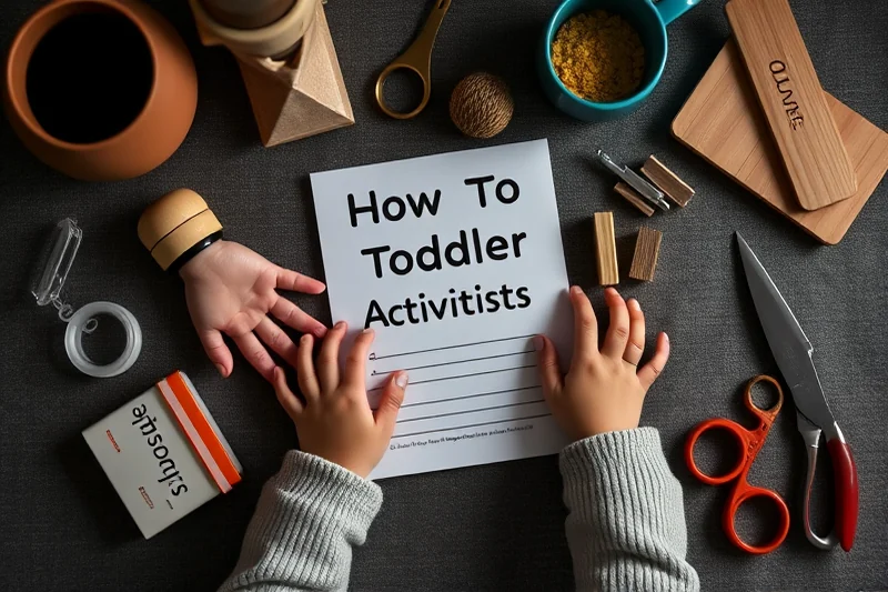 how to toddler activities checklists â How To Toddler Activities Checklists (the finished result)