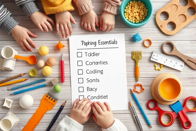 toddler activities for daycare checklist â Toddler Activities For Daycare Checklist (the finished result)
