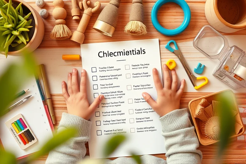 toddler activities stage checklist — Toddler Activities Stage Checklist (the finished result)